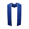Royal Blue Stole with White Trim