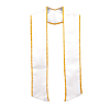 White Stole with Gold Trim