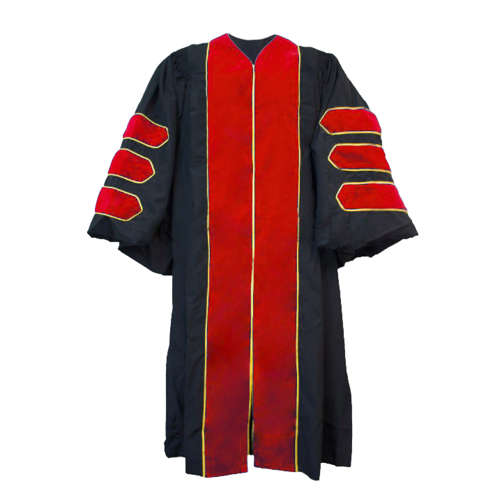 4 stripes on graduation gown hotsell