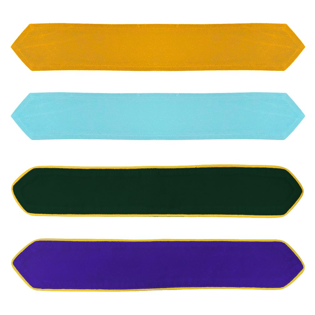 Custom Velvet Chevrons for Gowns