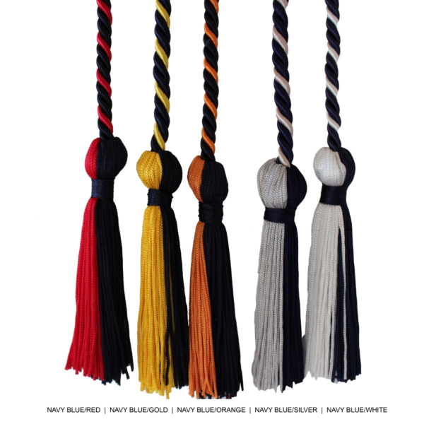 Graduation Honor Cord - Royal/RED/White - Every School Color Available -  Made in USA - by Tassel Depot