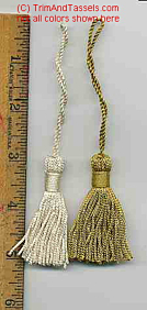 Chainette Bookmark Tassel - Assorted: 2.5 inch loop (Pack of 25)