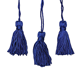 Clearance - Chainette Bookmark Tassel - Royal Blue: 2.5 inch loop (Pack of 25)