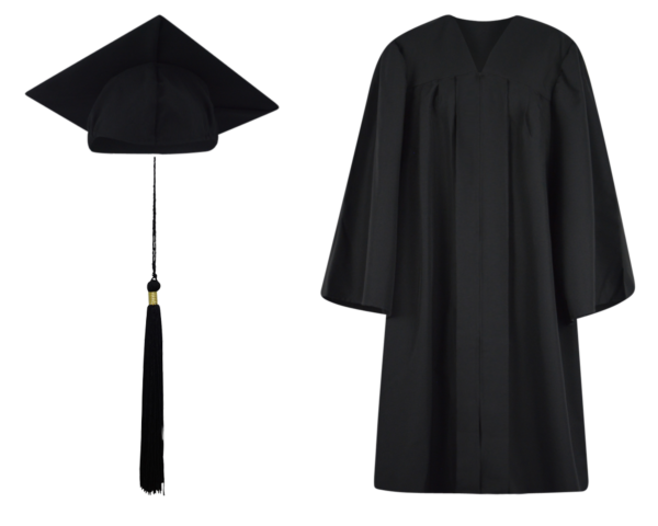 Pre-K / Kindergarten Cap, Gown and Tassel Set: Matte Finish