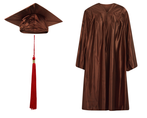 Shiny Cap, Gown and Tassel Set | Trim And Tassels