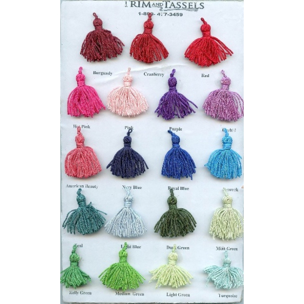 2 inch Tassel with 16 inch cording (Pack of 25)