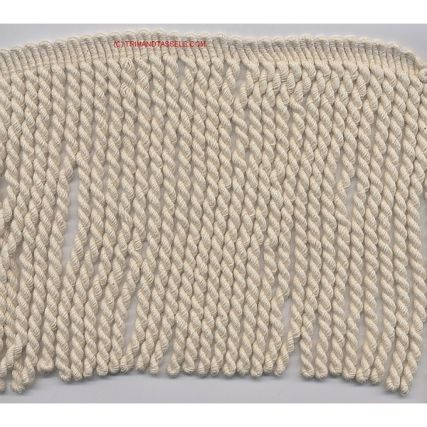 Cotton Fringe 6 inch length. (10 yards/pack)