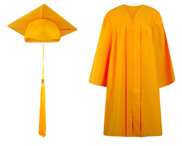 Pre-K / Kindergarten Cap, Gown and Tassel Set: Matte Finish