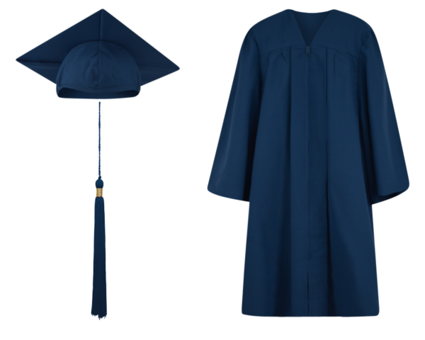 Pre-K / Kindergarten Cap, Gown and Tassel Set: Matte Finish