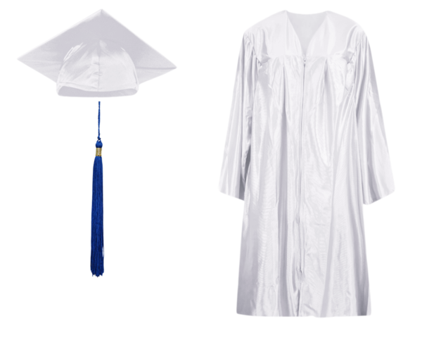 Custom Embroidered Gown , Cap and Tassel Set