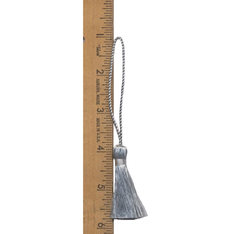 Metallic Bookmark Tassel: 4 inch loop (Pack of 25)