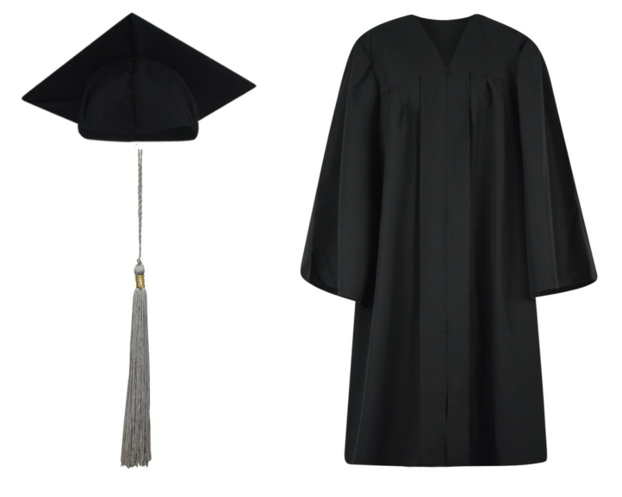 CapandGownDirect 2024 Matte Royal Blue Cap and Gown w/ Matching Tassel | Sizes 4'6 - 6'11 | Academic Regalia | Associates Bachelors Graduation Gowns