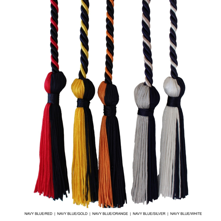 intertwined honor cord, graduation cord, honors cord, chord