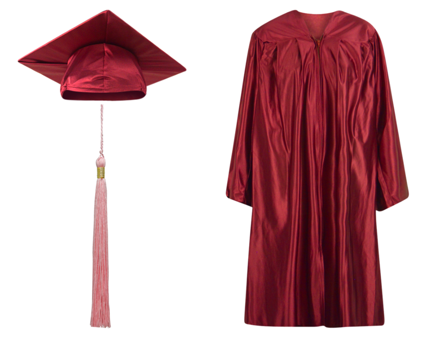 Pre-K / Kindergarten Cap, Gown and Tassel Set : Shiny Finish