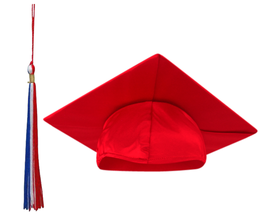 Certificate, Cap and Tassel For Students 3'0-4'6 tall: Shiny Finish