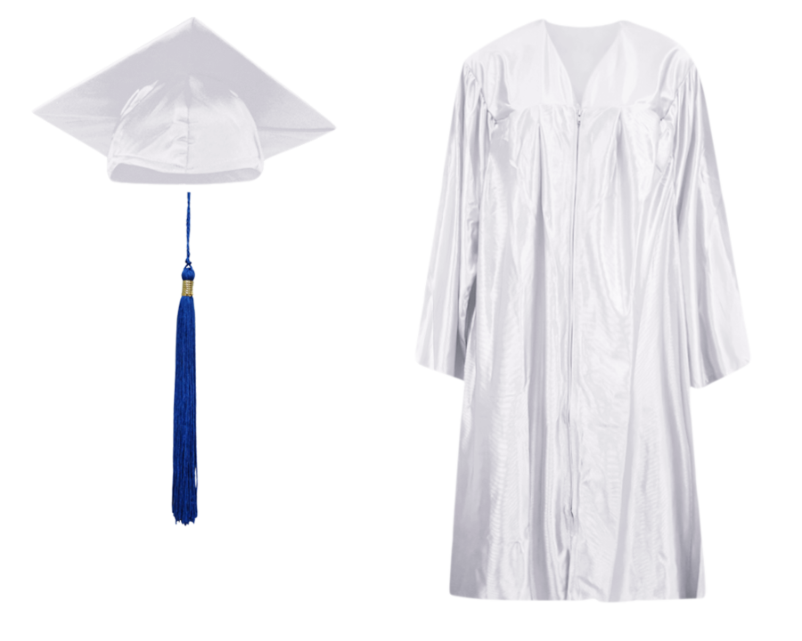 Certificate, Cap and Tassel For Students 3'0-4'6 tall: Shiny Finish
