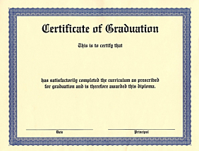 Blank Diploma Certificate