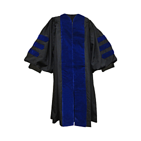 Doctoral Gown With Cuffs and Pockets