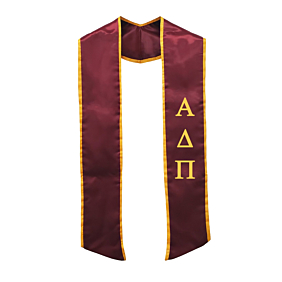 Custom Greek Letters Printed Stole