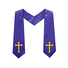 Custom Cross Printed Stole