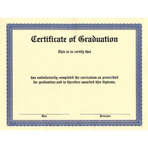 Blank Diploma Certificate