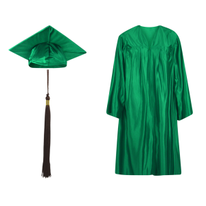 Pre-K / Kindergarten Cap, Gown and Tassel Set : Shiny Finish