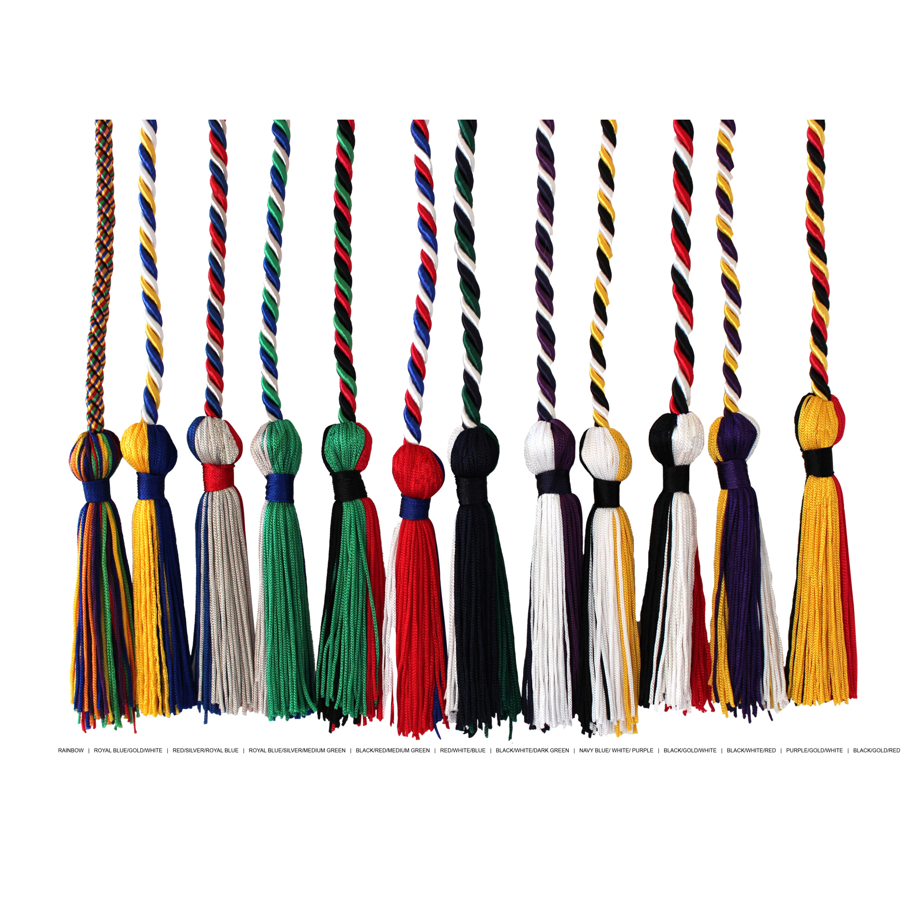 Intertwined Honor cord - Honor cords - Graduation Accessories