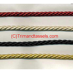 Solid Cord: 3/8 inch diameter (10 yards)