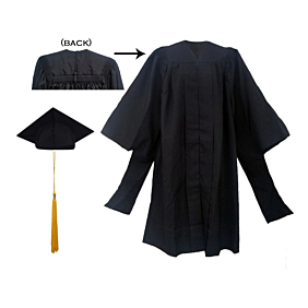 Premium Masters Cap, Gown and Tassel Set