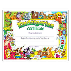 Kindergarten Diploma Certificate