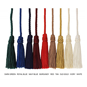 4 inch Tassels with 27 inch cording (Pack of 10)