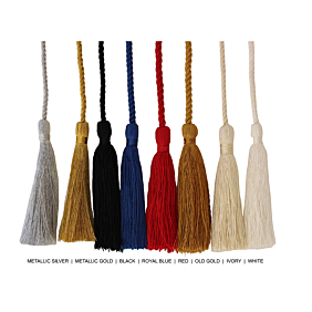4 inch Tassels with 24 inch Cording (Pack of 10)